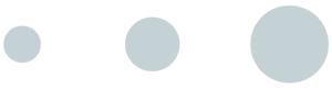 three dots in the left